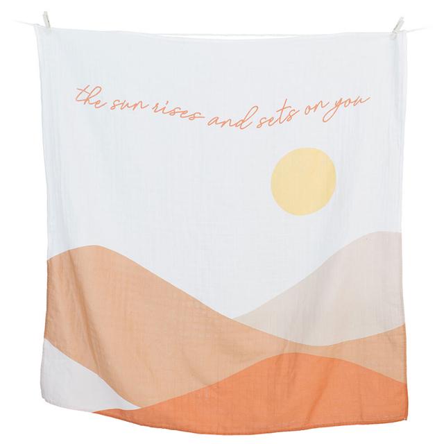 Lulujo Babys First Years Blanket & Cards Sun Rise Lulujo Yallatoys