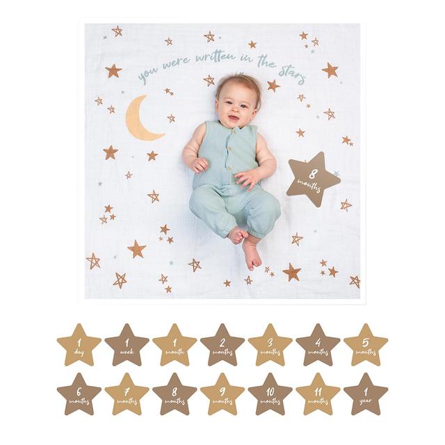 Lulujo Babys First Years Blanket & Cards Written In The Stars Lulujo Yallatoys