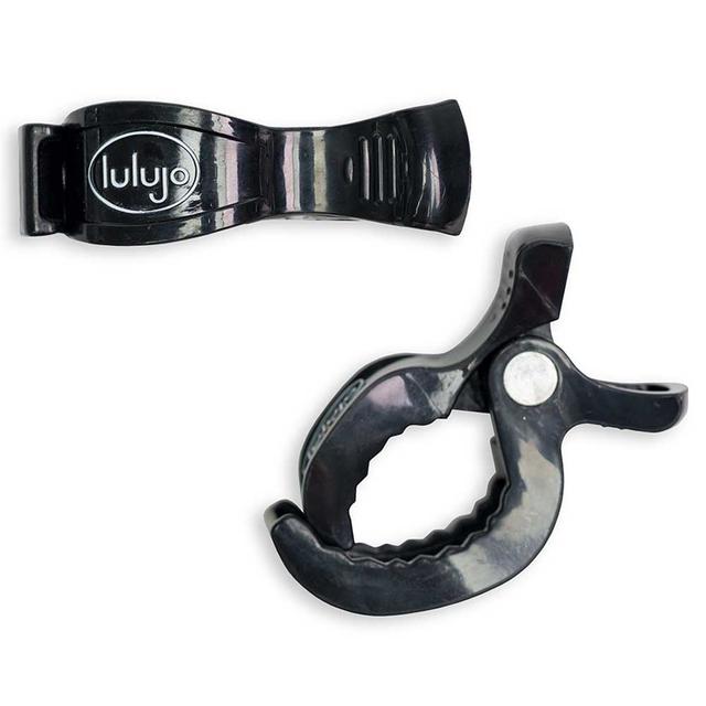 Lulujo Stroller Clips Black 2pcs Lulujo Yallatoys