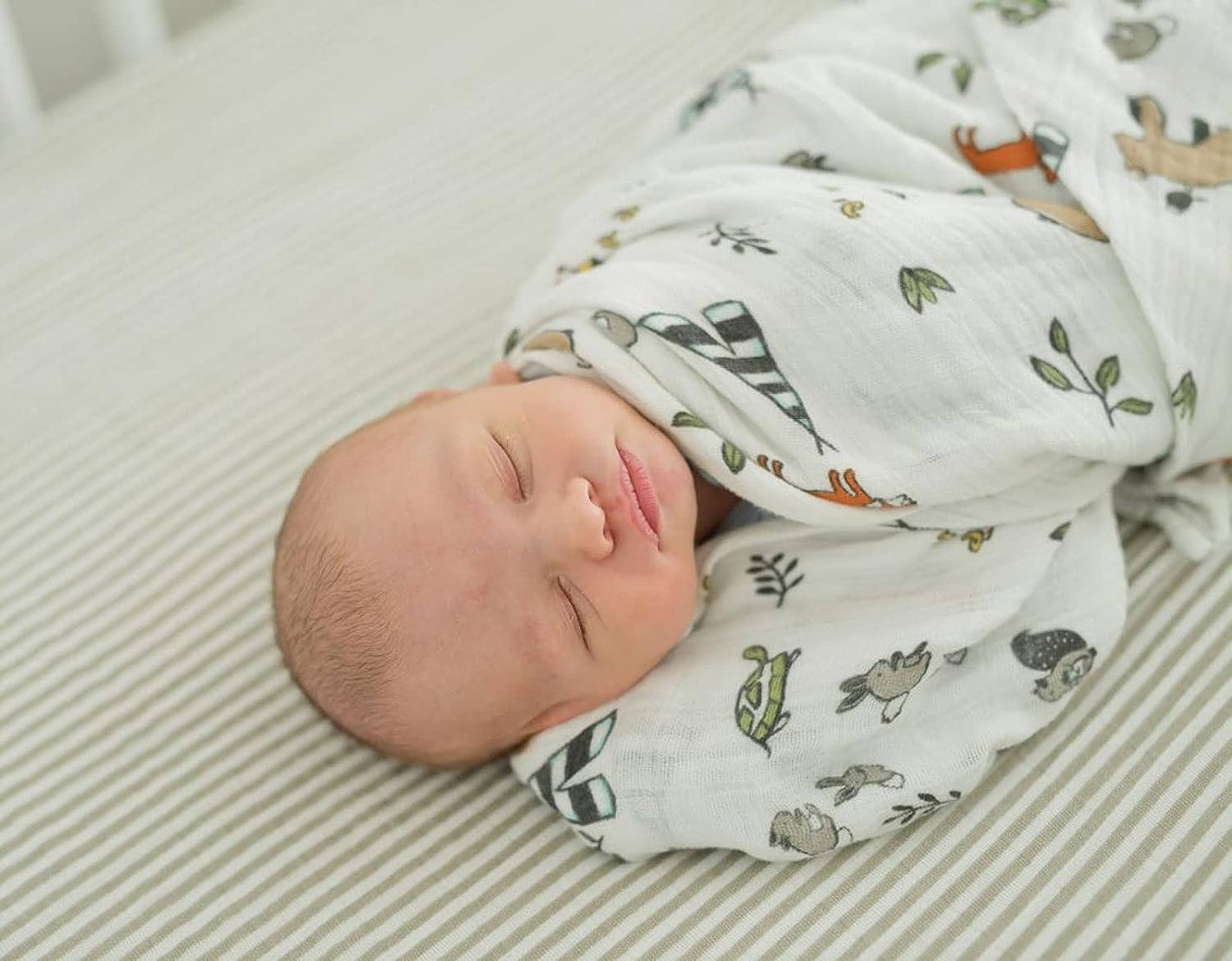 Little Unicorn Forest Friends Cotton Muslin Swaddle Blanket Little Unicorn Yallatoys