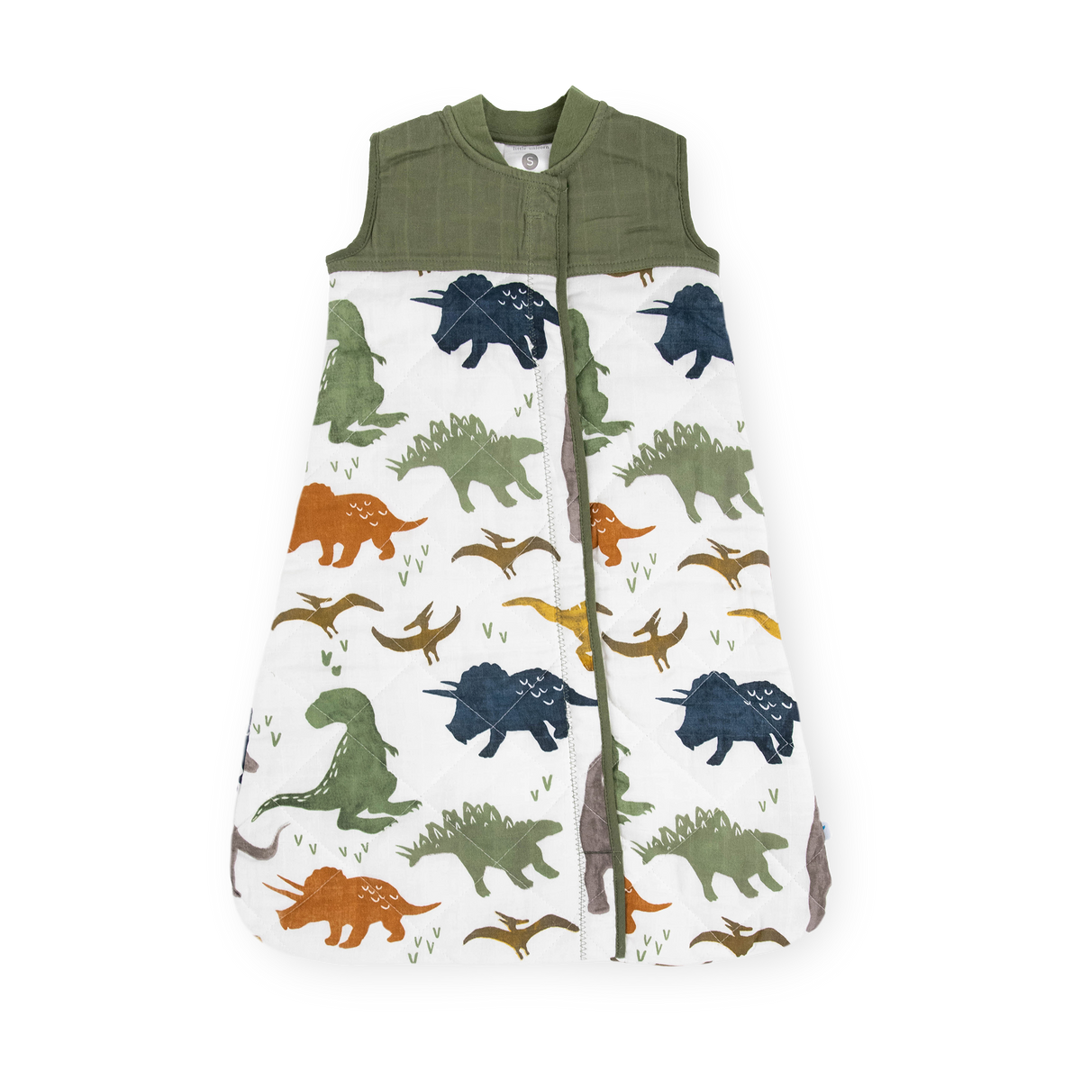 Little Unicorn Cotton Muslin Quilted Sleep Bag Dino Friends