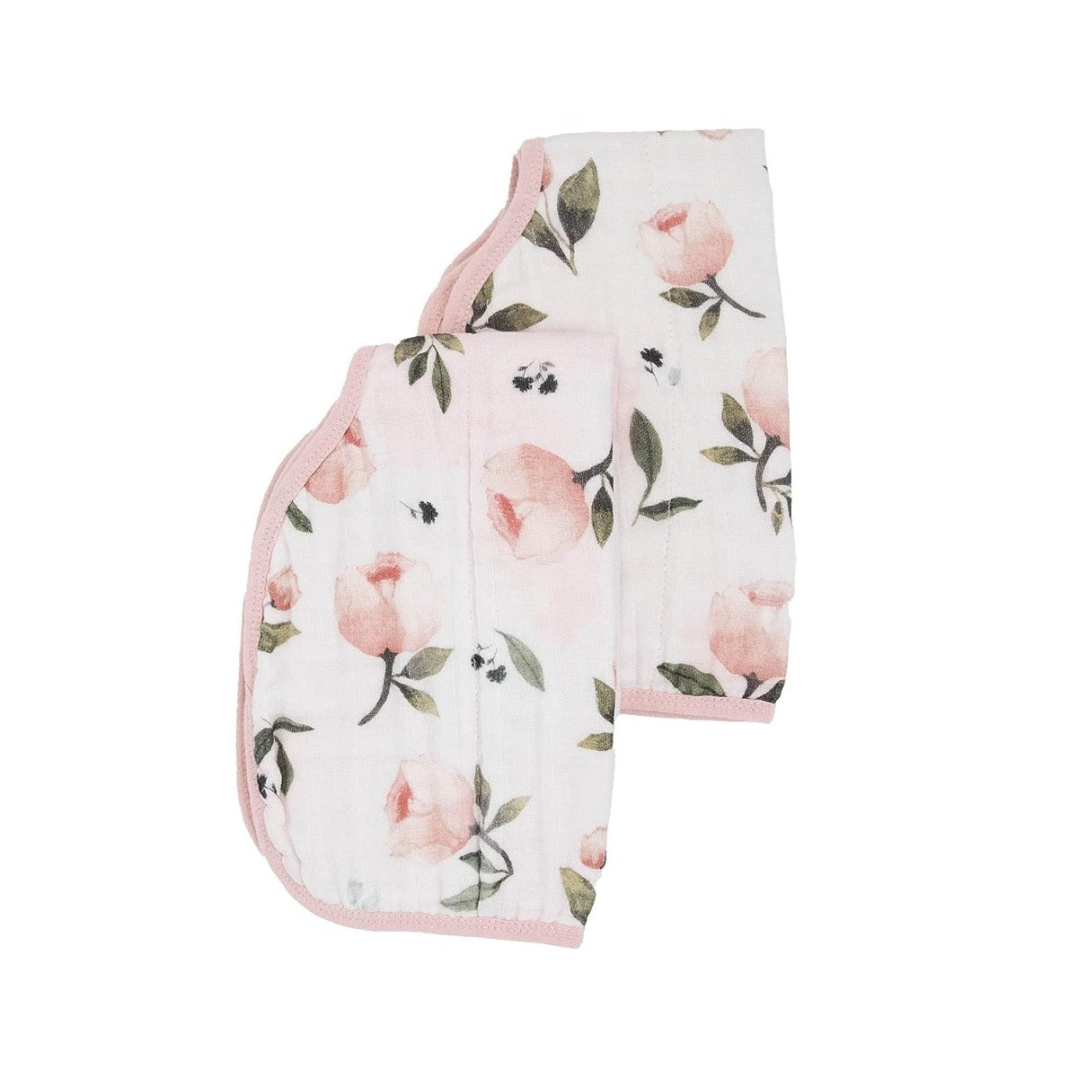 Little Unicorn Cotton Muslin Burp Cloth 2 Pack Watercolor Roses Little Unicorn Yallatoys