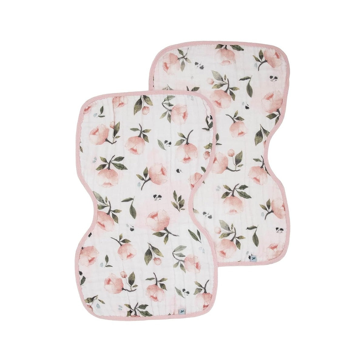 Little Unicorn Cotton Muslin Burp Cloth 2 Pack Watercolor Roses Little Unicorn Yallatoys