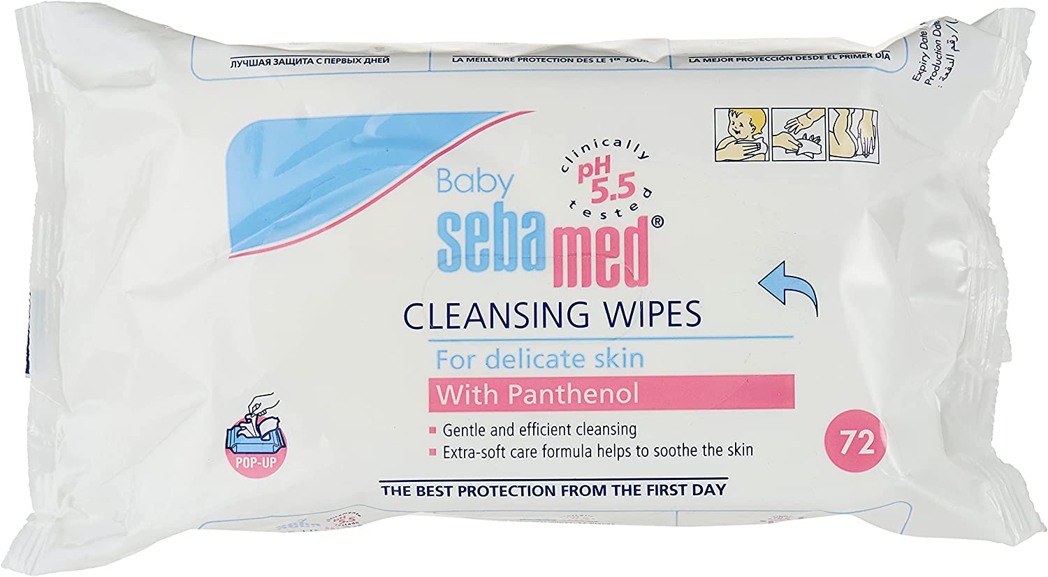 Sebamed Baby Wet Wipes 72'S Sebamed Yallatoys