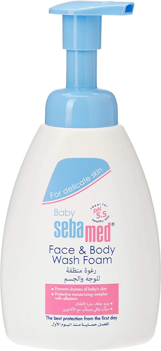 Sebamed Baby Face And Body Wash Foam  400Ml Sebamed Yallatoys