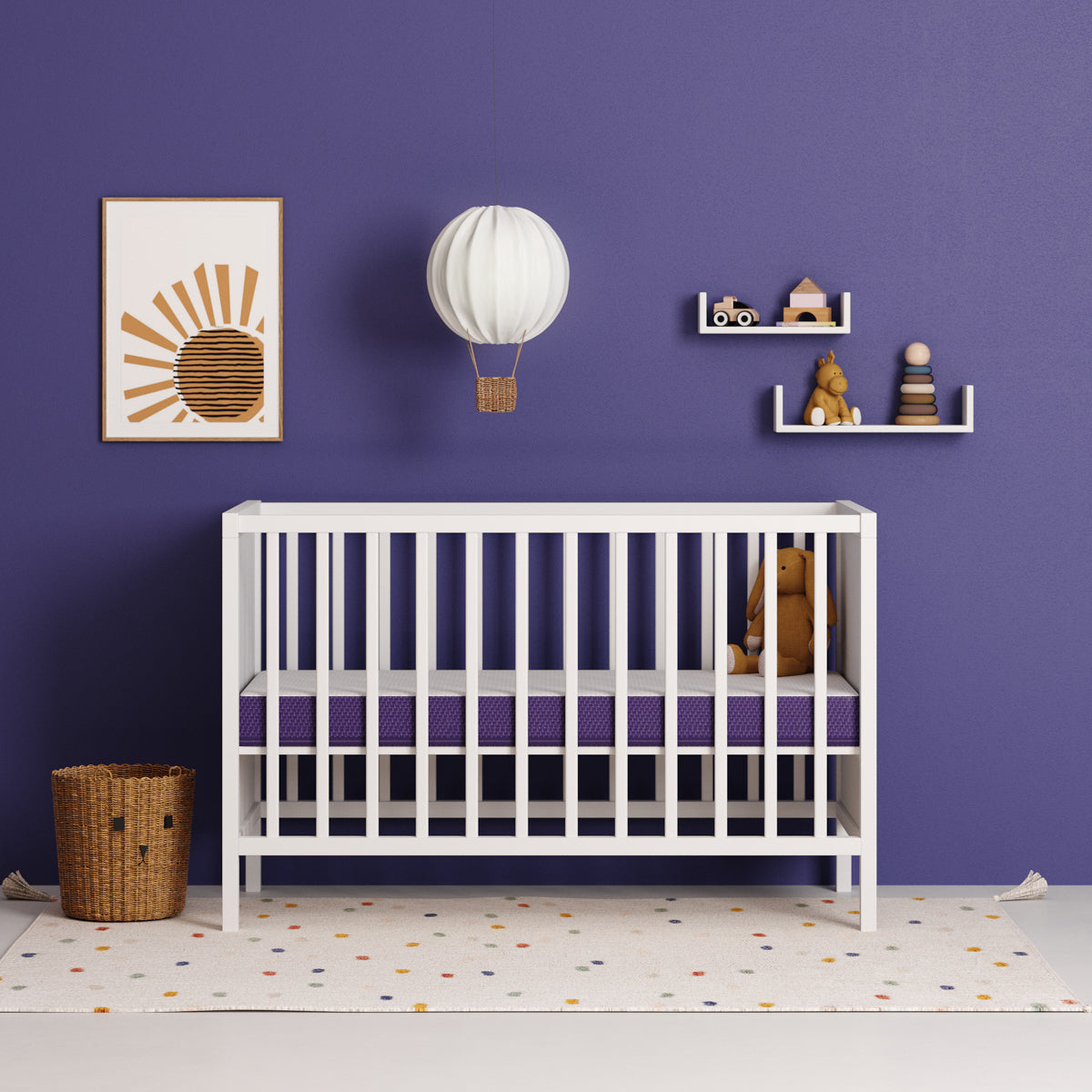 SnuzSurface Duo Dual Sided Cot Bed Mattress SnuzKot ‎117 x 68 cm Snuz Yallatoys
