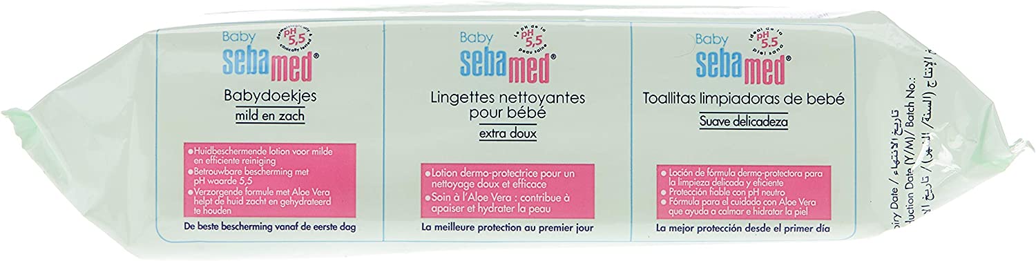 Sebamed Baby Wet Wipes 72'S With Alo Vera Sebamed Yallatoys