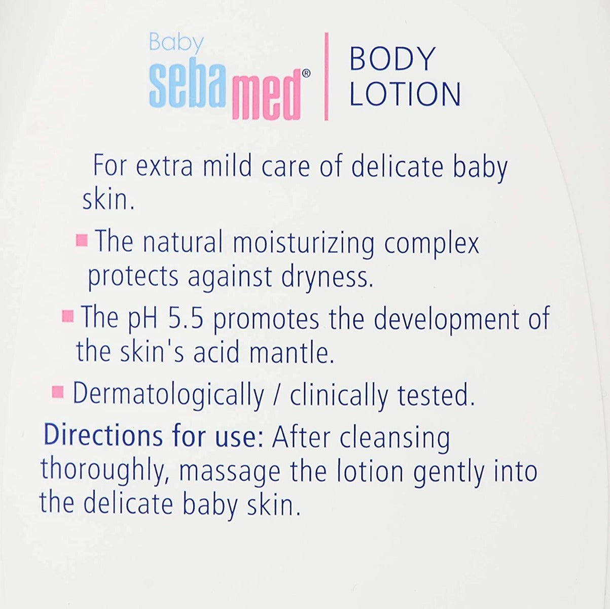 Sebamed Baby Lotion  400Ml Sebamed Yallatoys