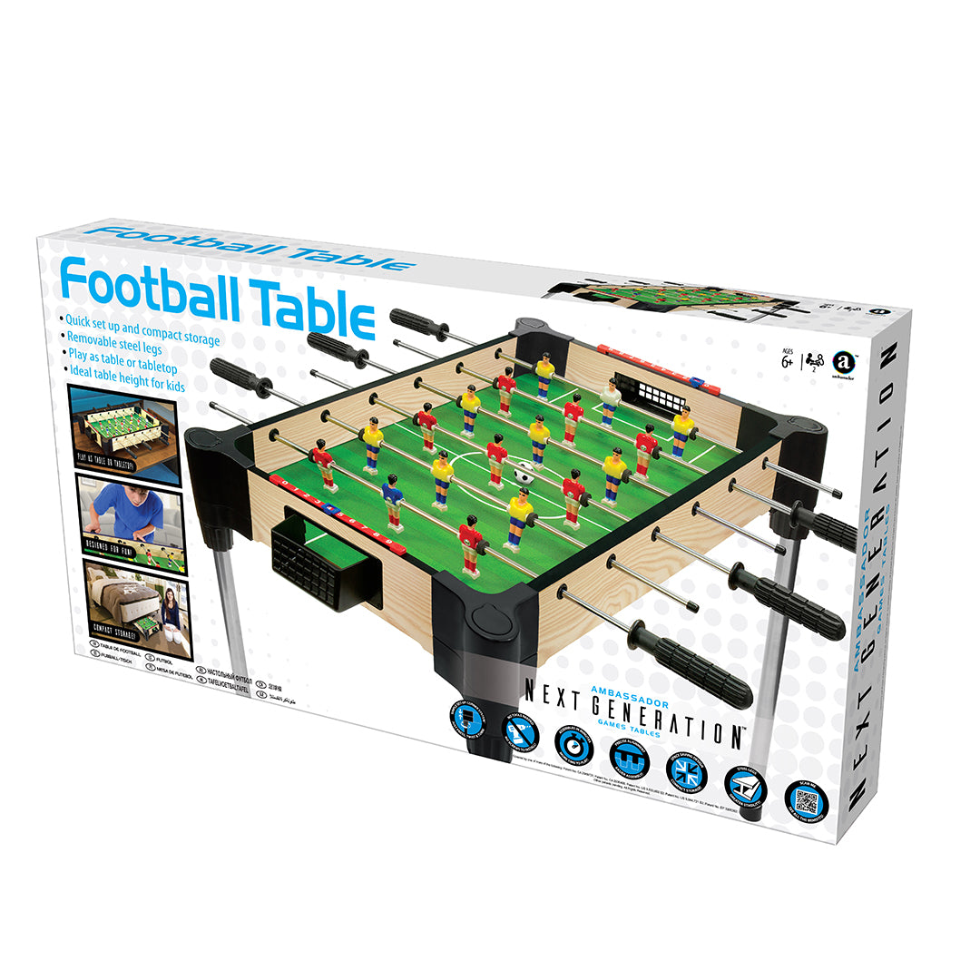 Buy Merchant Ambassador Wood Tabletop Football (Soccer) with legs 68.5cm | Yallatoys.com