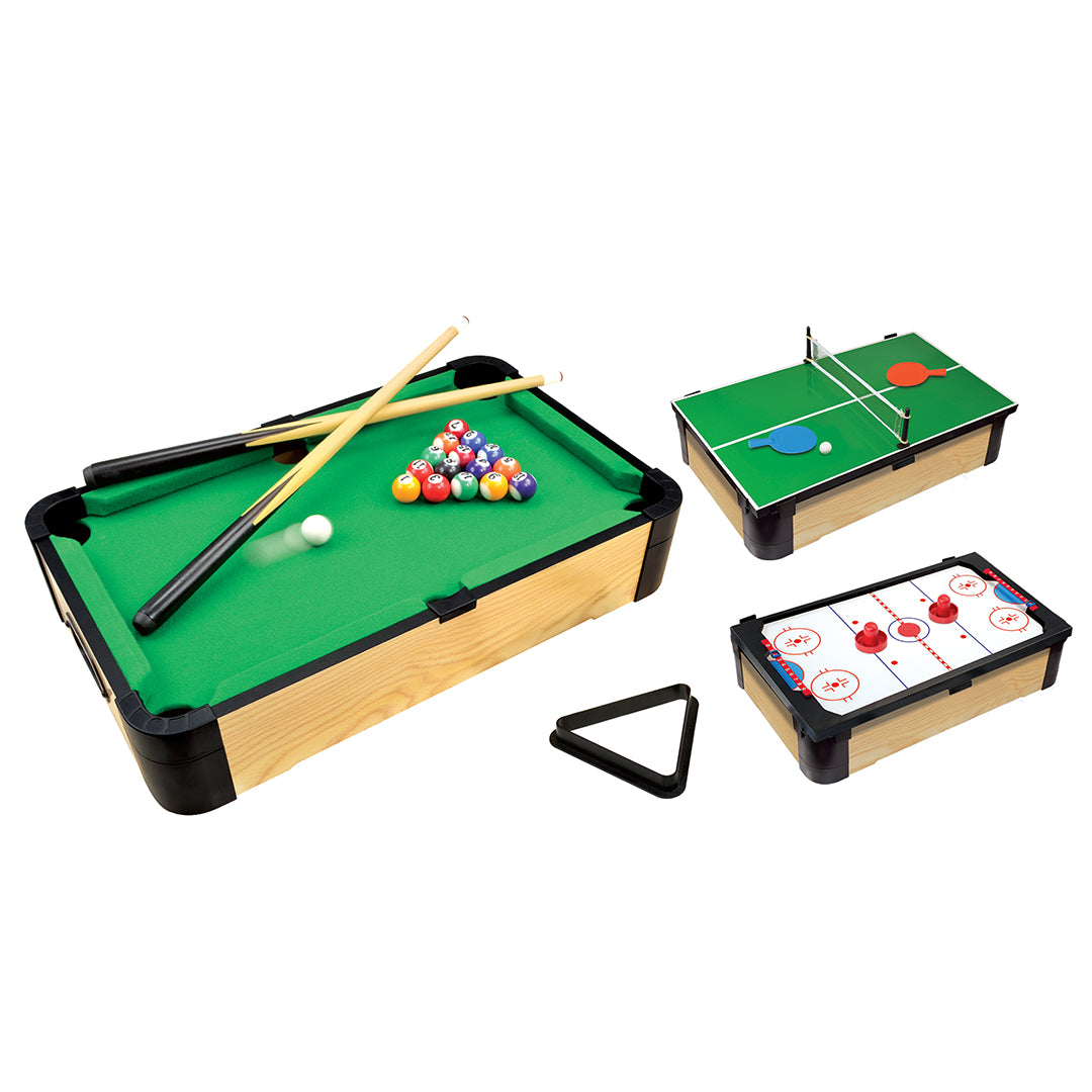 Buy Merchant Ambassador 50Cm Triple Play Tabletop Pool | Yallatoys.com