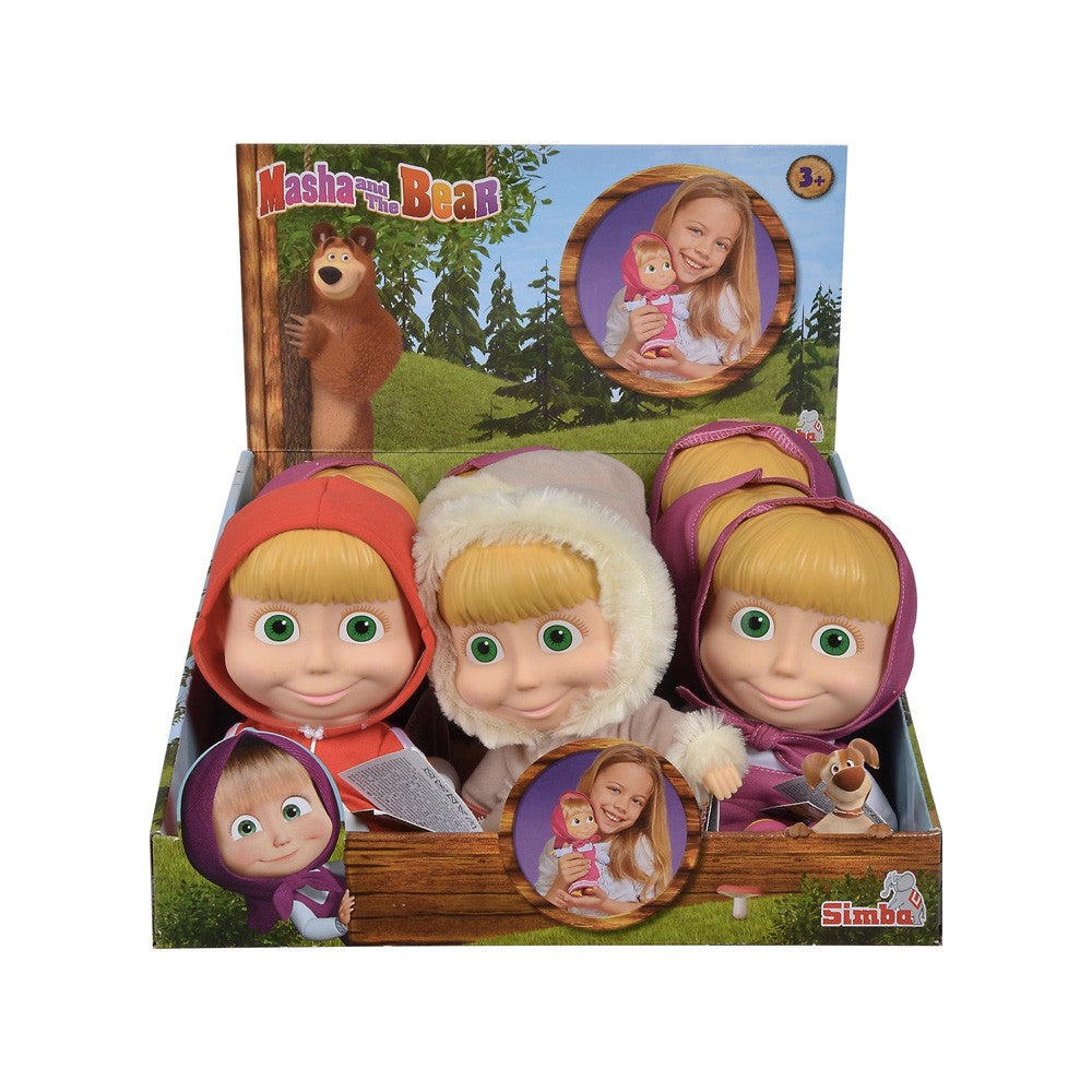 Buy Masha and The Bear Soft Bodied Doll Masha 23cm (Sold Separately Subject To Availability) | Yallatoys.com