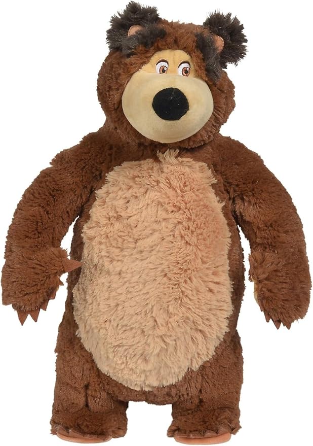 Buy Masha and the Bear Plush Toy Brown Bear 40cm | Yallatoys.com