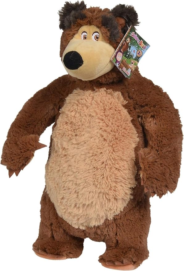 Buy Masha and the Bear Plush Toy Brown Bear 40cm | Yallatoys.com