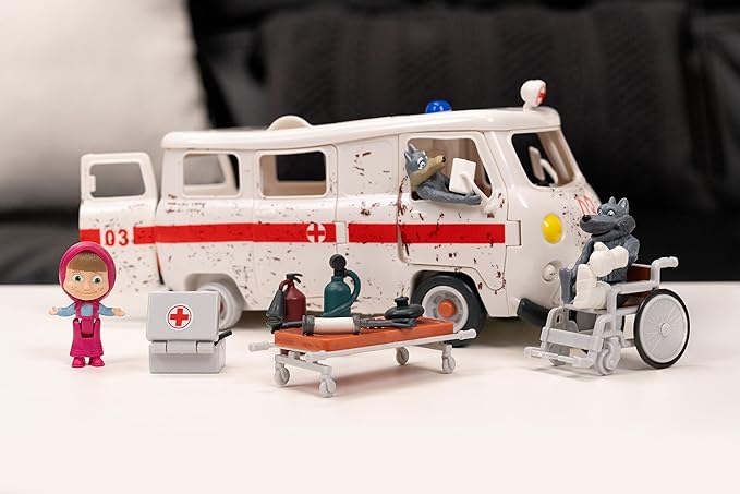 Buy Masha and The Bear Ambulance Playset | Yallatoys.com