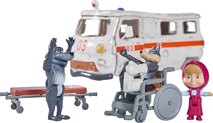Buy Masha and The Bear Ambulance Playset | Yallatoys.com