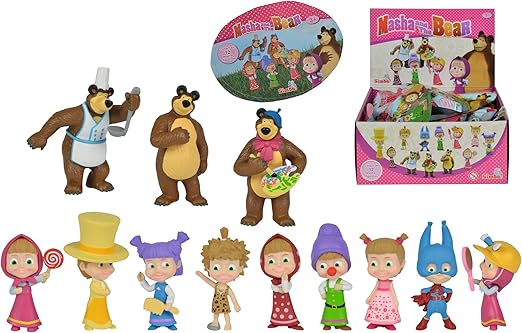 Buy Masha Simba and The Bear Figures (Sold Separately Subject To Availability) | Yallatoys.com