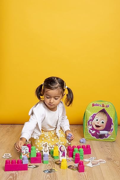 Buy Masha Backpack With Baby Blocks | Yallatoys.com