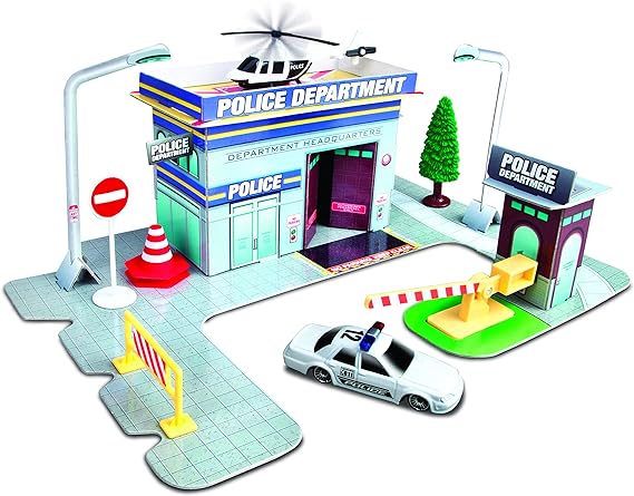 Buy Maisto Play Places Build N Play Police Station and Cop Car | Yallatoys.com