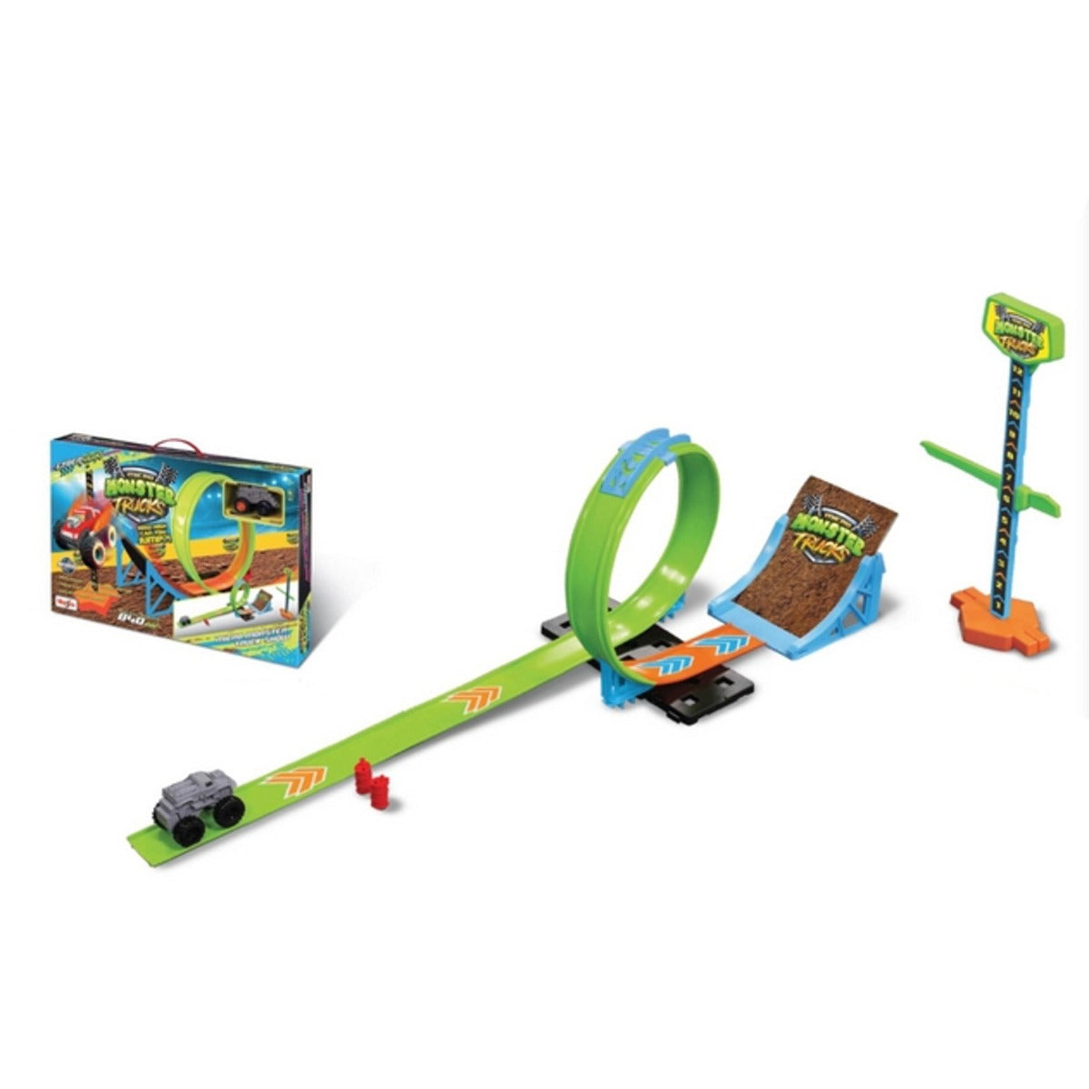Buy Maisto Cyber Racers Micro Monster Truck Show With Monster Truck 1pc | Yallatoys.com