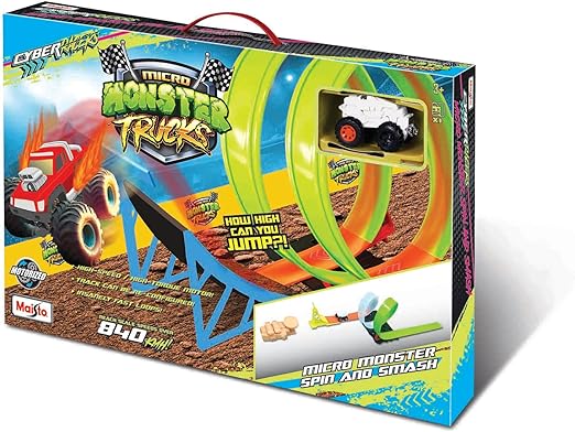 Buy Maisto Cyber Racers Micro Monster Spin & Smash With Monster Truck 1pc | Yallatoys.com