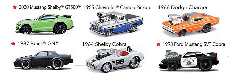 Buy Maisto Muscle Machines 1:64 Scale Diecast Metal Collectible Vehicles (Sold Separately Subjected to Availability) | Yallatoys.com