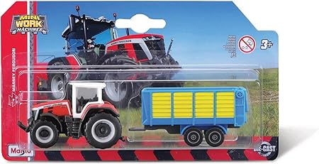 Buy Maisto Mini Work Machines Tractor W Trailer Diecast Metal  Collectible Vehicles (Sold Separately Subjected to Availability) | Yallatoys.com