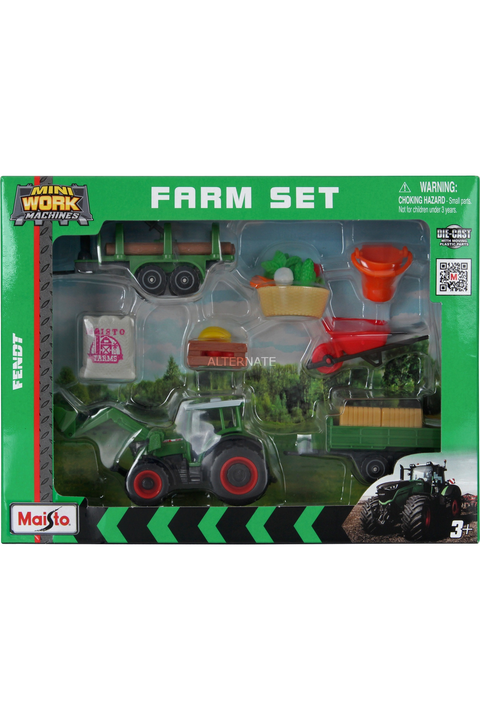 Buy Maisto Mini Work Machines Farm Tractor Play Set Diecast Metal Collectible Vehicles (Sold Separately Subjected to Availability) | Yallatoys.com