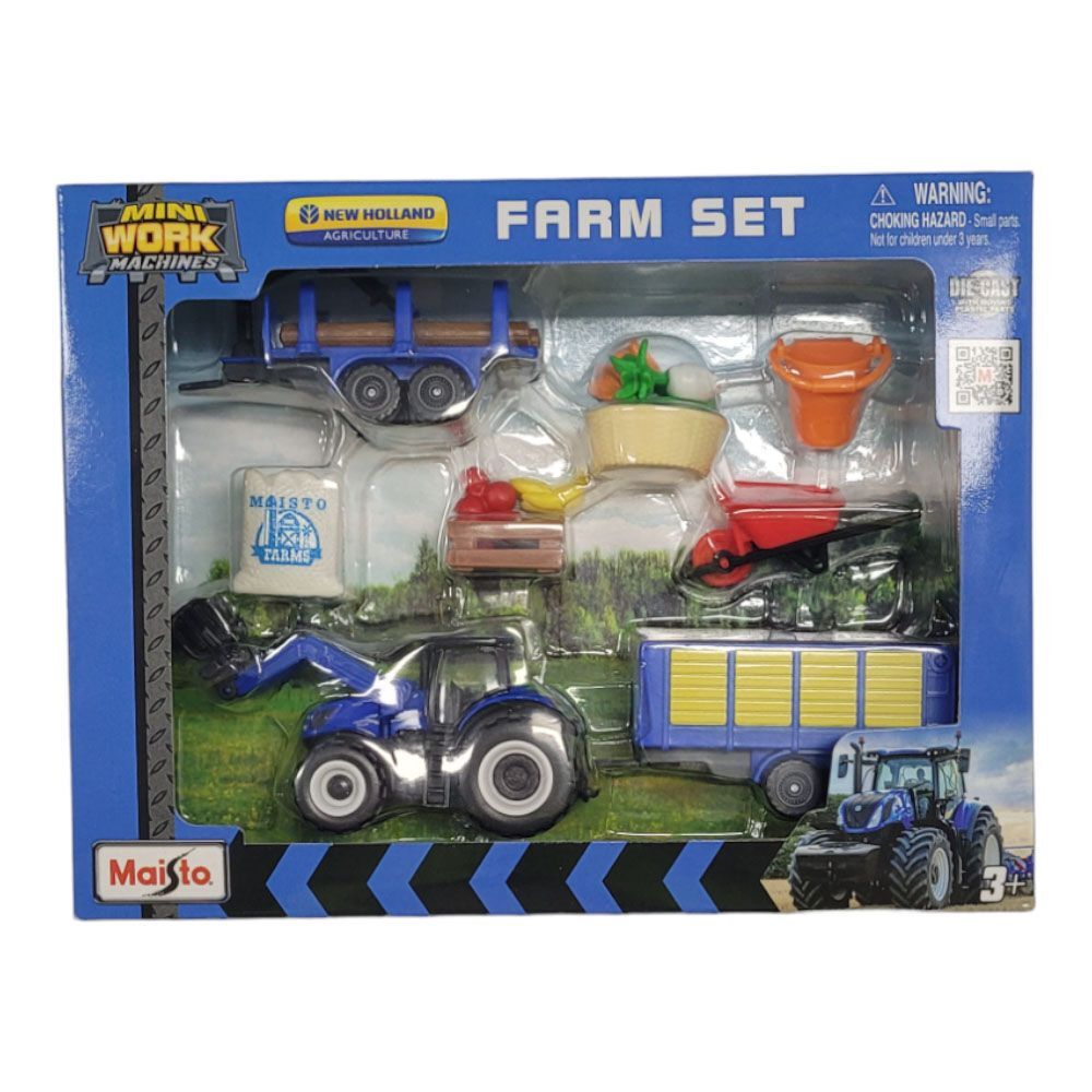 Buy Maisto Mini Work Machines Farm Tractor Play Set Diecast Metal Collectible Vehicles (Sold Separately Subjected to Availability) | Yallatoys.com