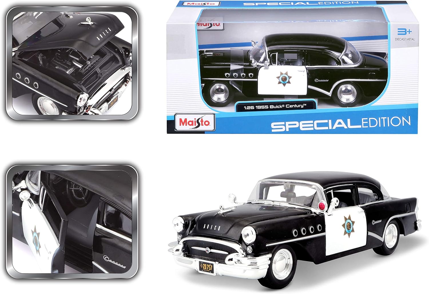 Buy Maisto 1955 Buick Century Diecast Vehicle | Yallatoys.com
