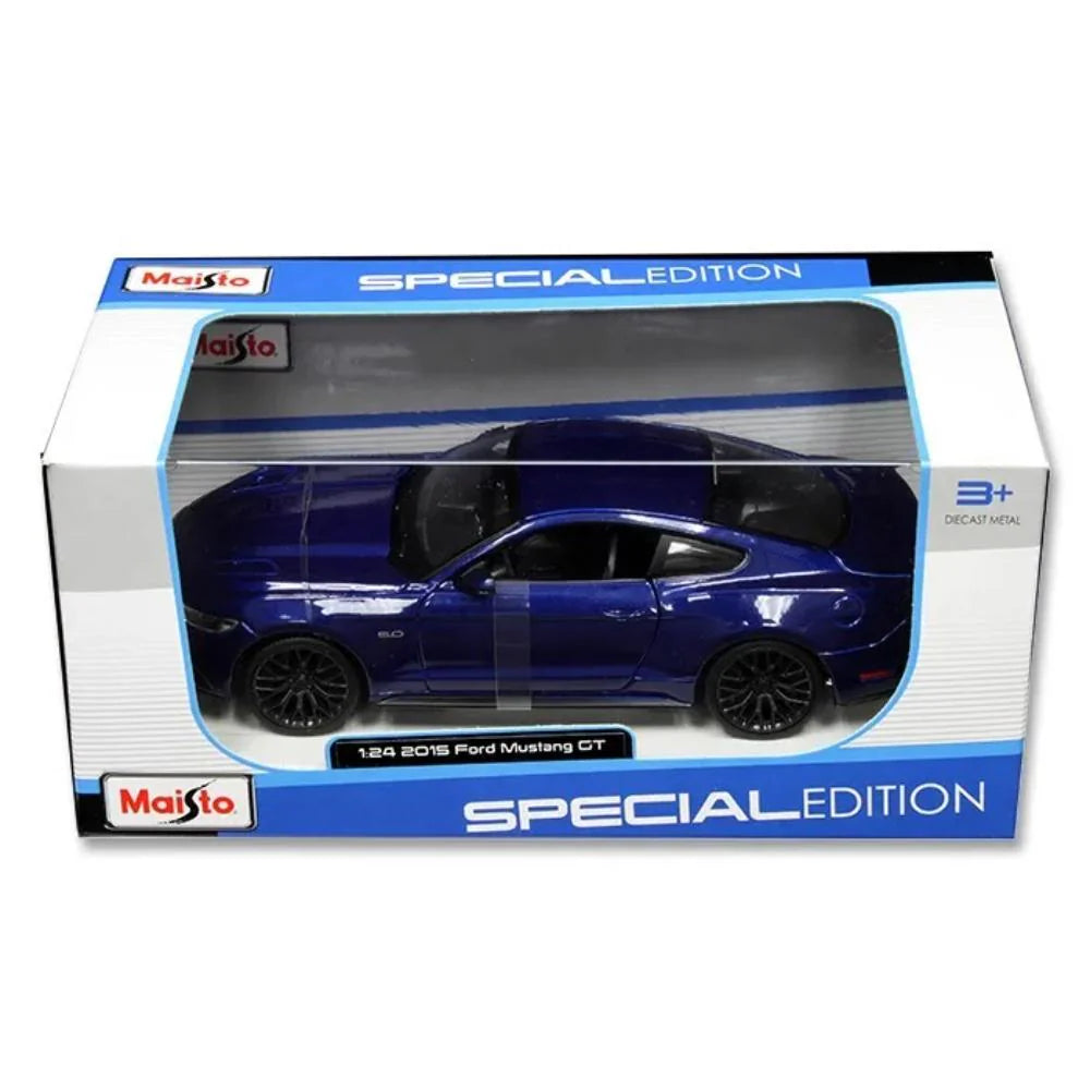 Buy Maisto Tech 1:24 SE 2015 Ford Mustang GT Blue | Yallatoys.com