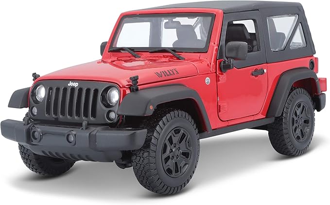 Buy Maisto 1:18 2014 Jeep Wrangler Diecast Vehicle (Colors May Vary) | Yallatoys.com