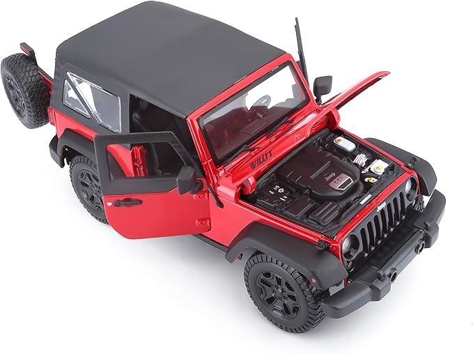 Buy Maisto 1:18 2014 Jeep Wrangler Diecast Vehicle (Colors May Vary) | Yallatoys.com