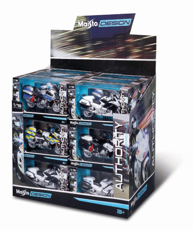 Buy Maisto 1:18 Authority Police Motorcycles | Yallatoys.com