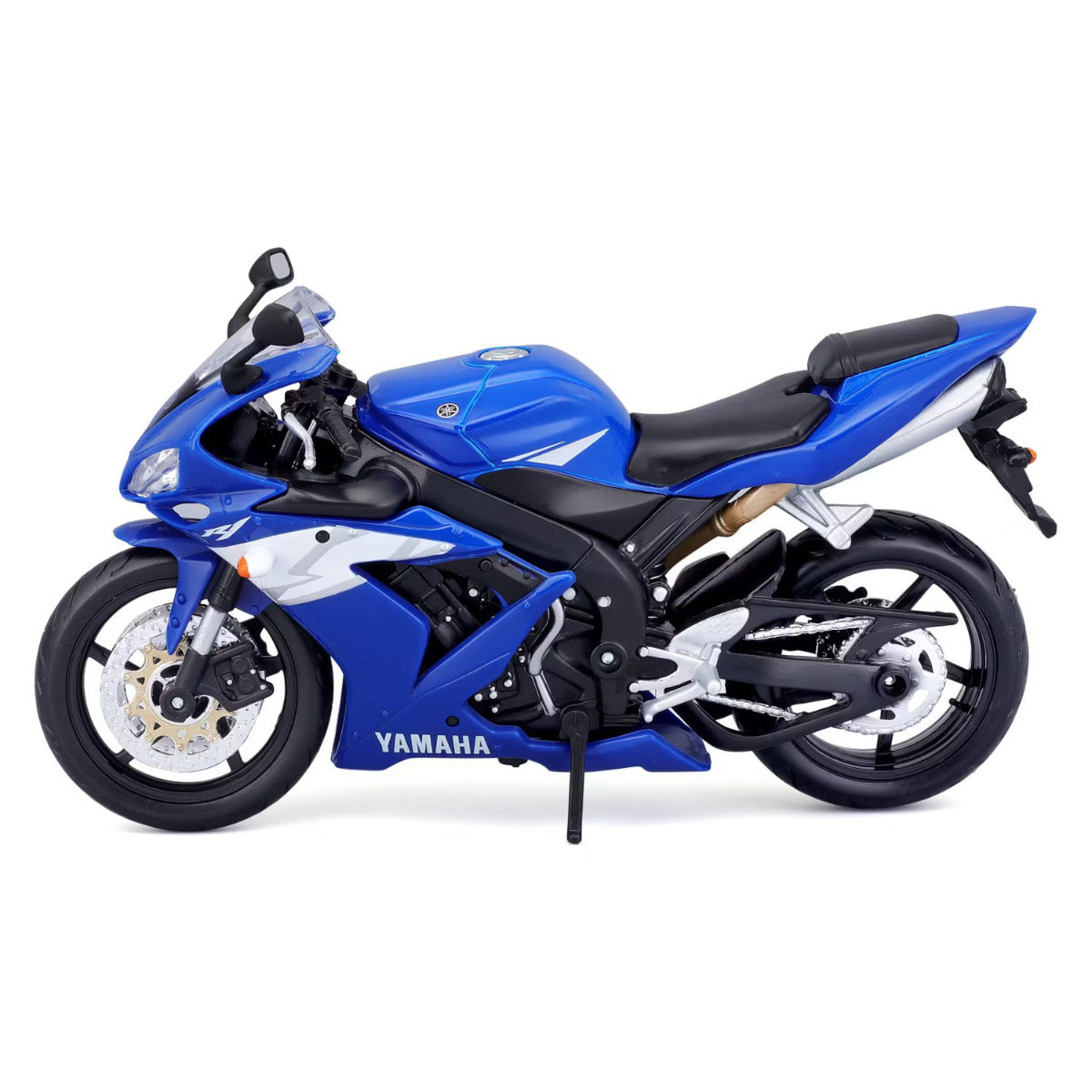 Buy Maisto 1/18 Motorcycle with Stand Yamaha YZF-R1 Blue | Yallatoys.com