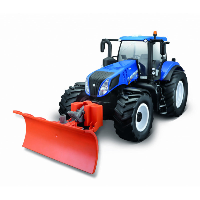 Buy Maisto Tech Remote Control New Holland Model Traktor With Snow Plow | Yallatoys.com