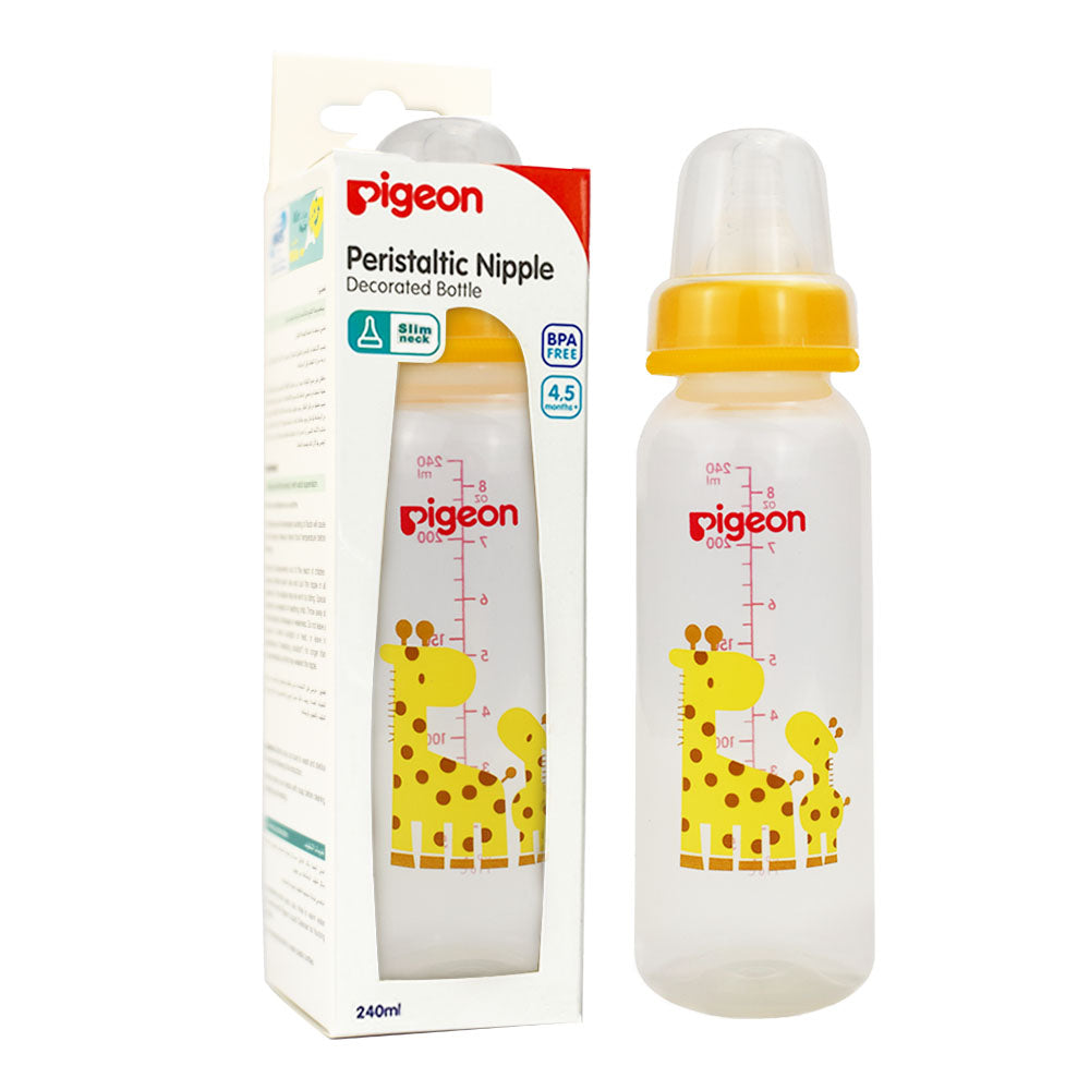 Pigeon Plastic Bottle Sn 240 Ml Animals Pigeon Yallatoys