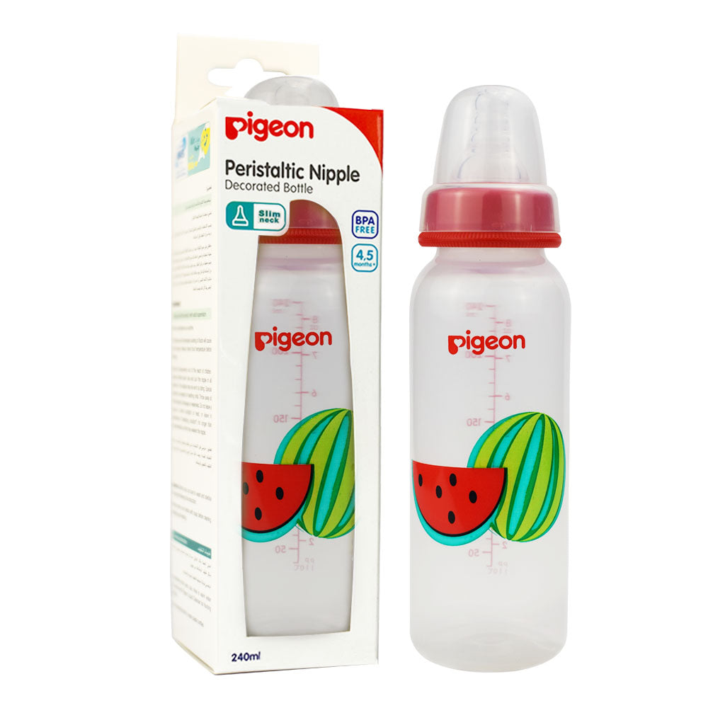 Pigeon Plastic Bottle Sn 240 Ml Fruits Pigeon Yallatoys