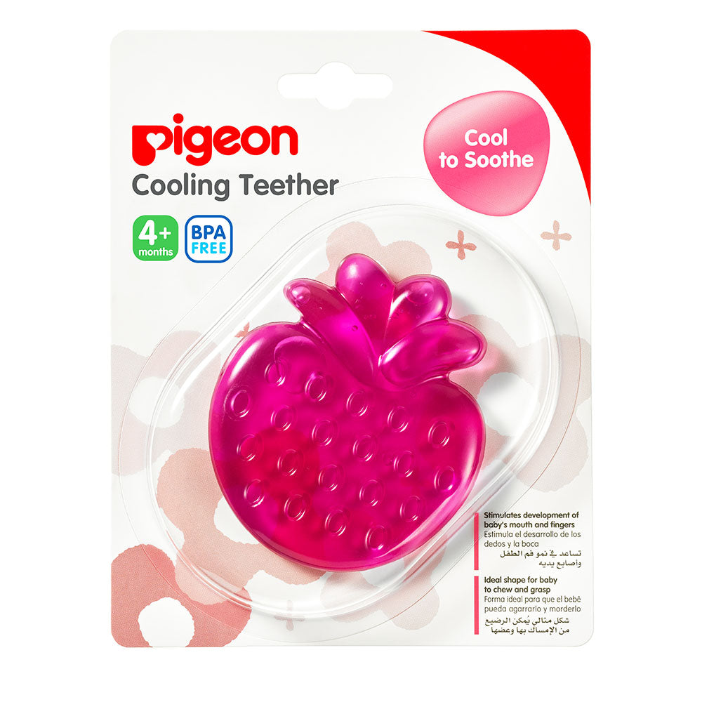 Pigeon Cooling Teether Strawberry Pigeon Yallatoys