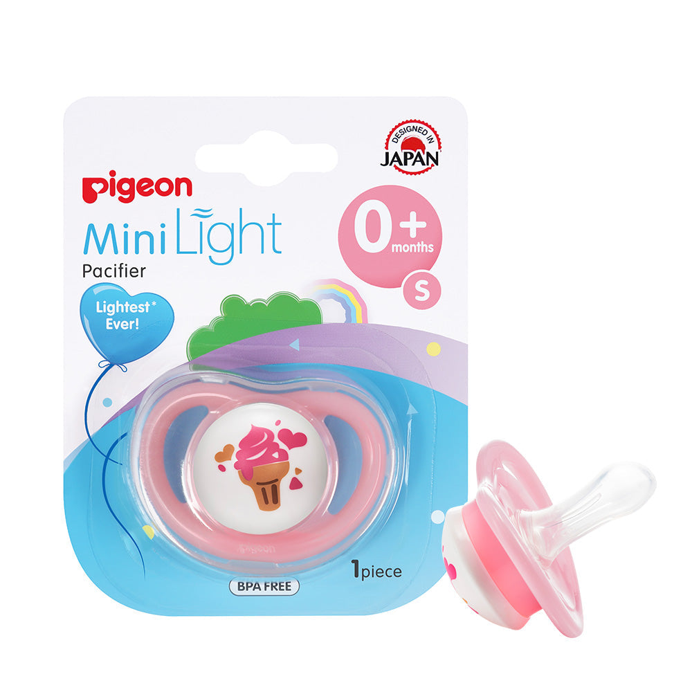 Pigeon Minilight Pacifier Single S  Girl (Sold Separately Subjected to Availability) Pigeon Yallatoys