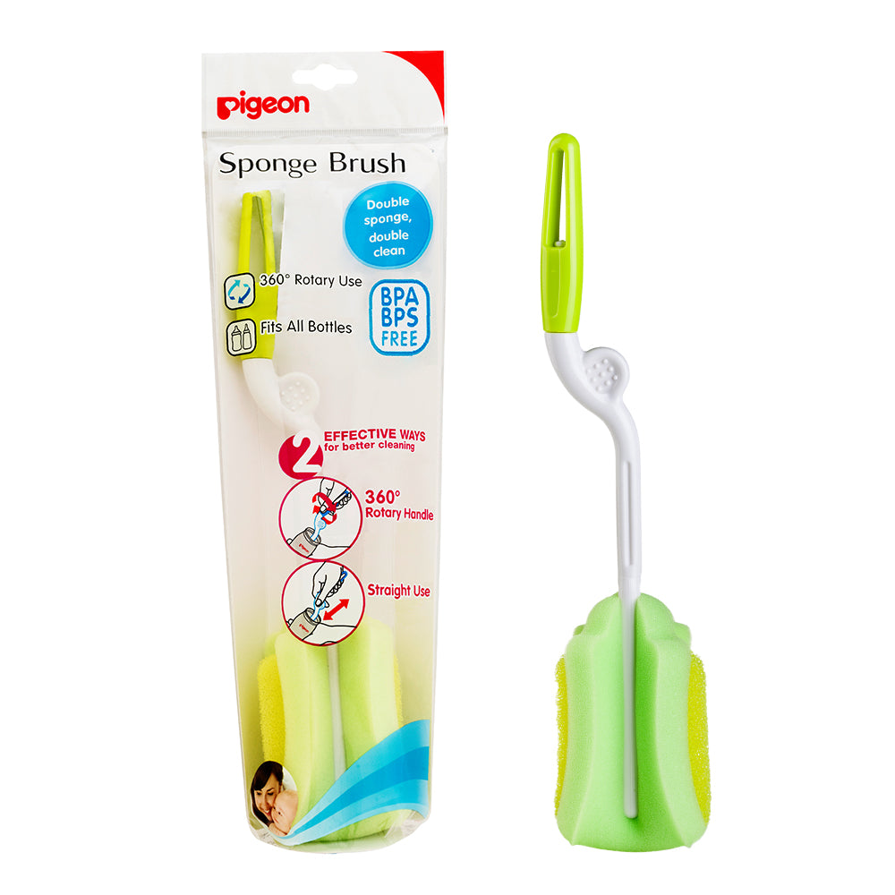 Pigeon Sponge Brush 2 Way 26262 Pigeon Yallatoys