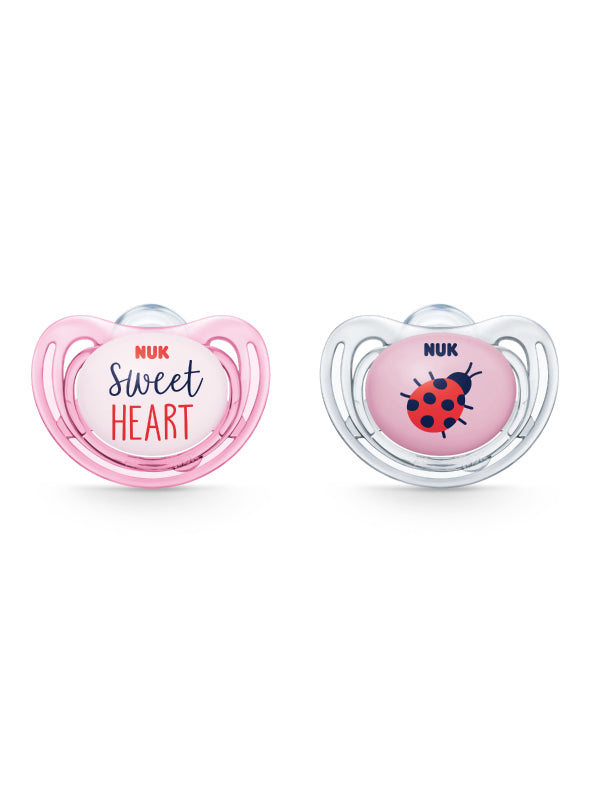 Nuk Silicone Pacifier Freestyle 6-18m 2pcs Pac (Sold Separately Subject to Availability) Nuk Yallatoys
