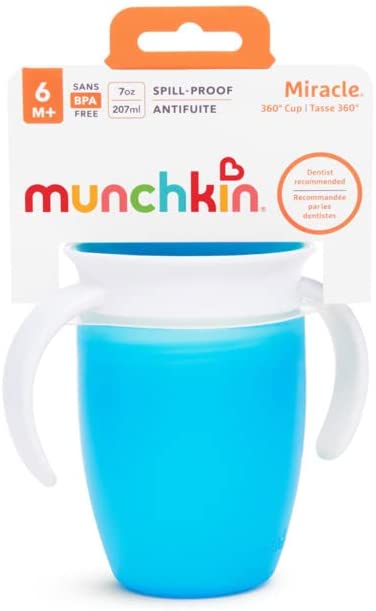 Munchkin  Miracle Trainer  Cup 1Pk 7Oz Blue Munchkin Yallatoys