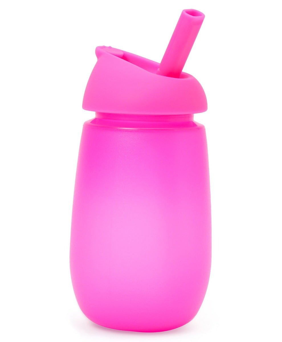 Munchkin  Simple Clean Strw Cup 1Pk 10Oz  Pink Munchkin