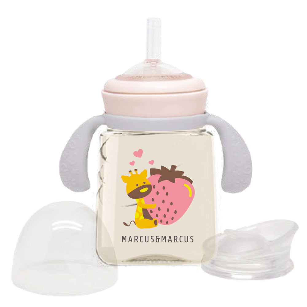 Marcus & Marcus Ppsu Transition Trainer Bottle (180Ml)  - Pink