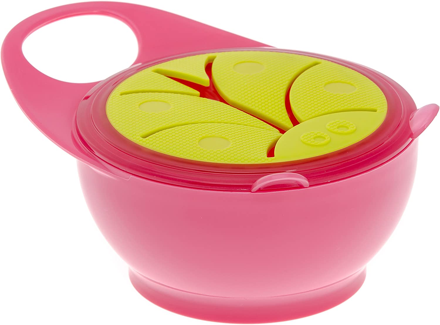 Brother MaxÂ  Easy Hold Snack Pot Bowl Pink Green BROTHERMAX Yallatoys