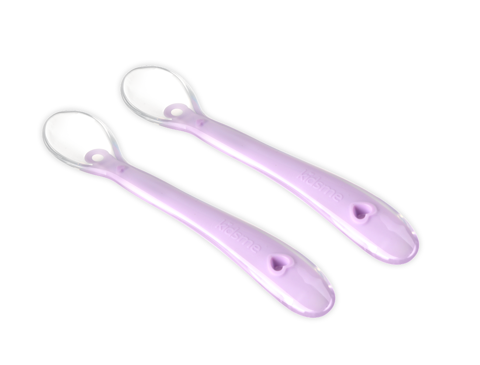 Kidsme Soft Silicone Spoon(2Pcs  Lavender Kidsme Yallatoys