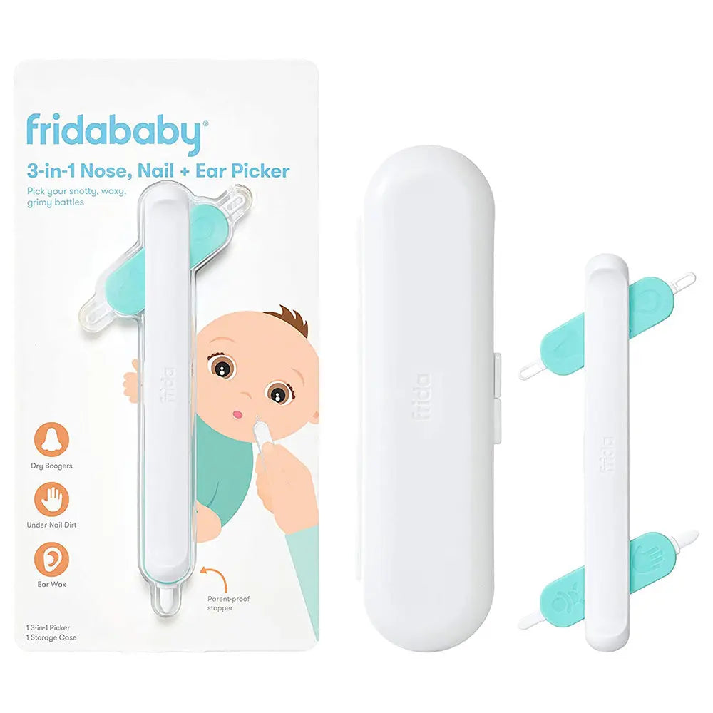 Frida Baby 3 In 1 Nose  Nail + Ear Picker  Essential Booger Picker Tool Frida Baby Yallatoys