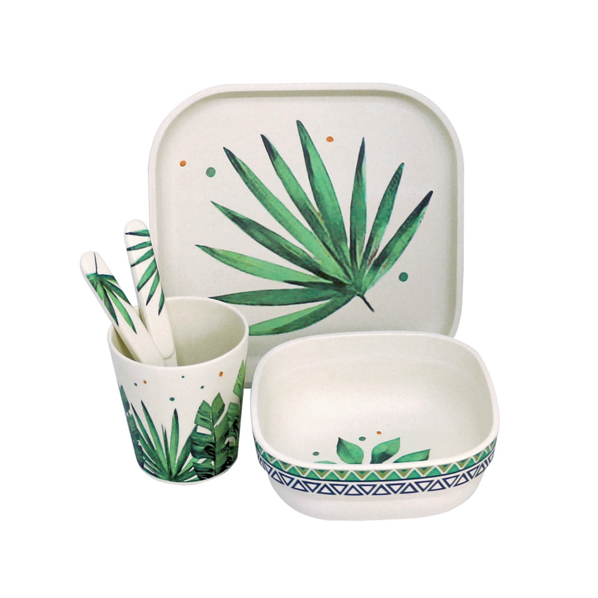 Tommy Lise Bamboo Dinner Set Evergreen Tommy Lise Yallatoys