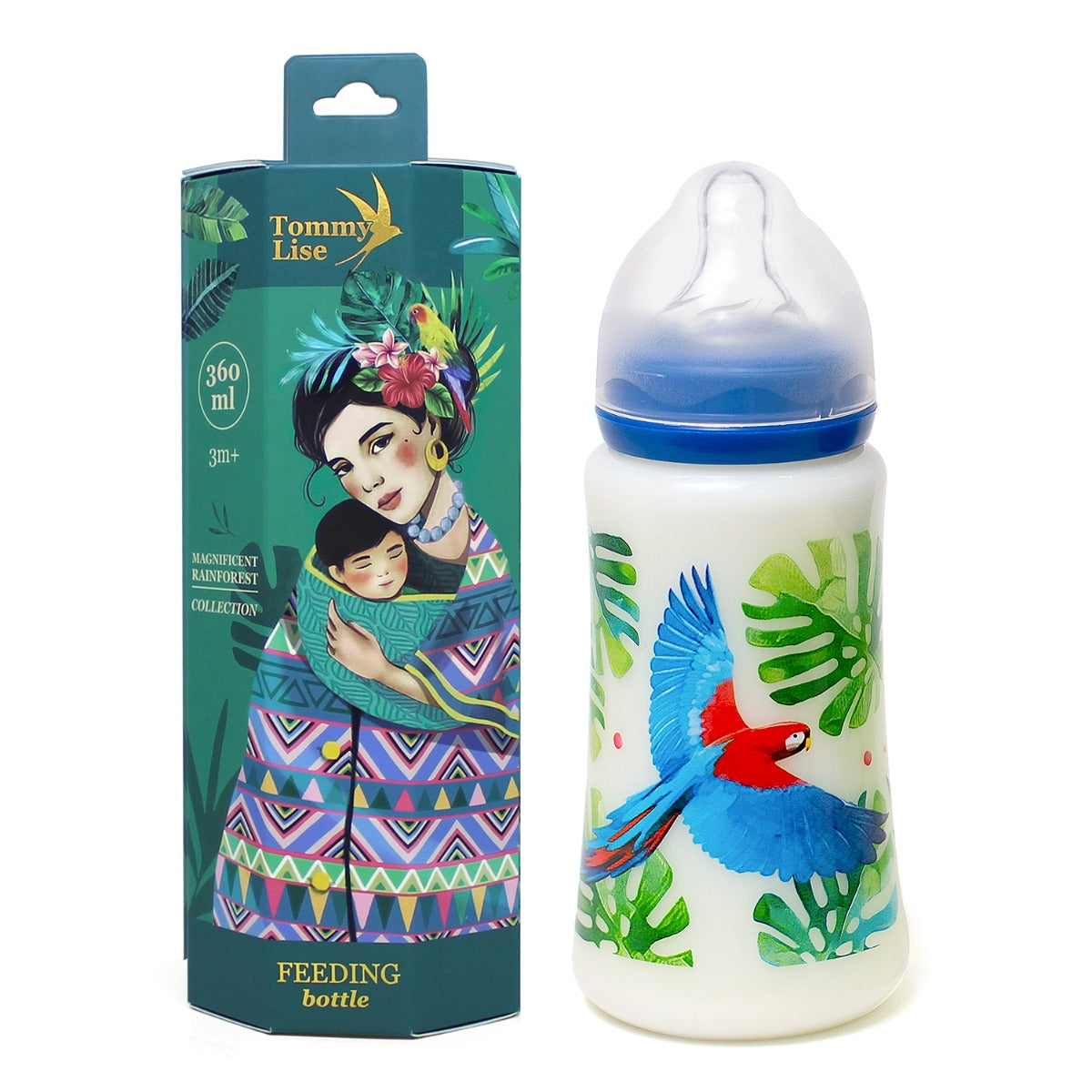 Tommy Lise Feeding Bottle Feathery Mood 360 Ml Tommy Lise Yallatoys