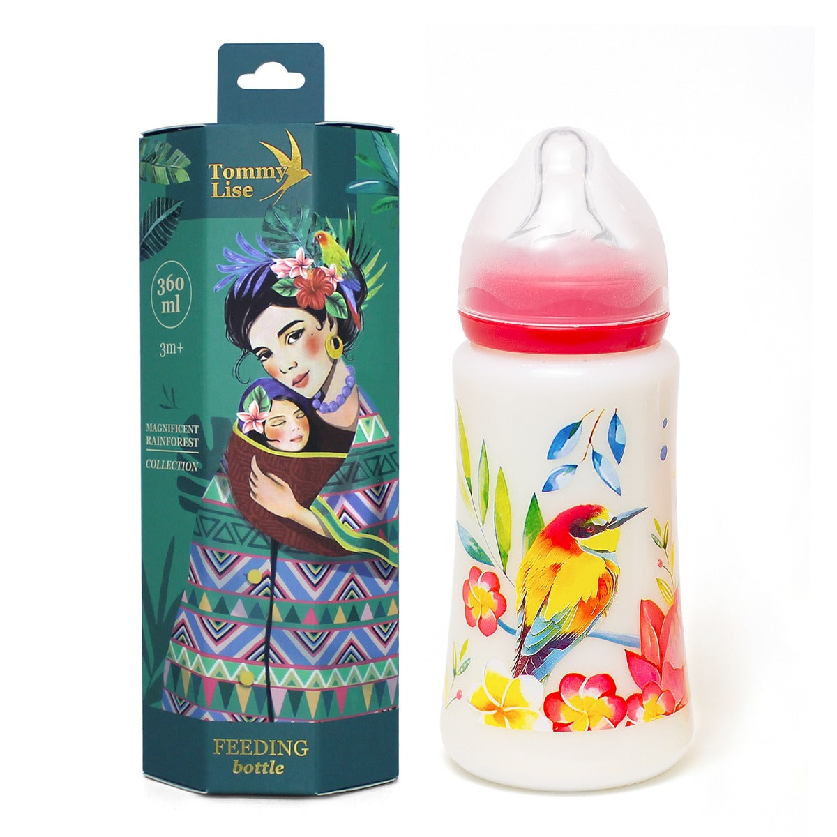 Tommy Lise Feeding Bottle Blooming Day 360 Ml. Tommy Lise Yallatoys